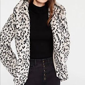 Ann Taylor faux fur jacket